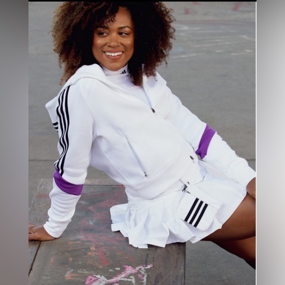 Adidas x JAY3LLE Co lab white hoodie. - Picture 7 of 8